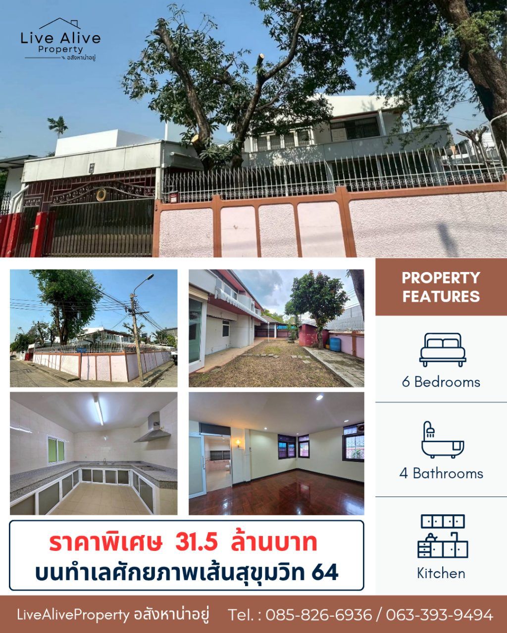 สินทรัพย์ศักยภาพสูง ทำเลทองสุขุมวิท ขายด่วน ! บ้านพร้อมที่ดินแปลงสวย ทำเลทองสุขุมวิท 64 แปลงหัวมุม สังคมบ้านหลังใหญ่ เข้า-ออกสะดวก