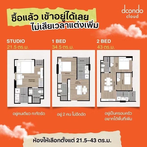 dcondo cloud Don Mueang คอนโด ใกล้สนามบินดอนเมือง แต่งครบ พร้อมอยู่ โทร 082-9946364 รูปที่ 10