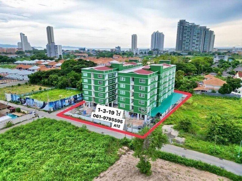 ขายที่ดินพร้อมสิ่งปลูกสร้าง  2 อาคาร จอมเทียน พัทยา ใกล้ถนนชัยพฤกษ์ FP-L02070