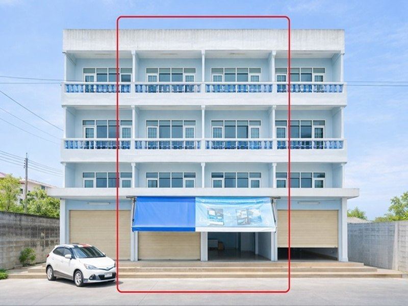 8 นอน 6 น้ำ  ถ.เอกชัย85-93 โรงพยาบาลบางปะกอก 8  เช่าอาคารพาณิชย์ 4 ชั้น 2 คูหา ใกล้ตลาดสดศิริชัย 850 ม. 40 ตร.ว.  ทะเบียนบริษัทได้