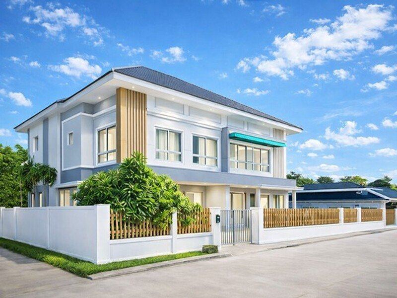 บ้านแฝด 2 ชั้น2 น้ำ ฟังก์ชันครบพร้อมอยู่ ประชาอุทิศ 90 35ตร.ว. 140ตร.ม. 3นอน ใกล้โลตัส บ้านคลองสวน 800 เมตร