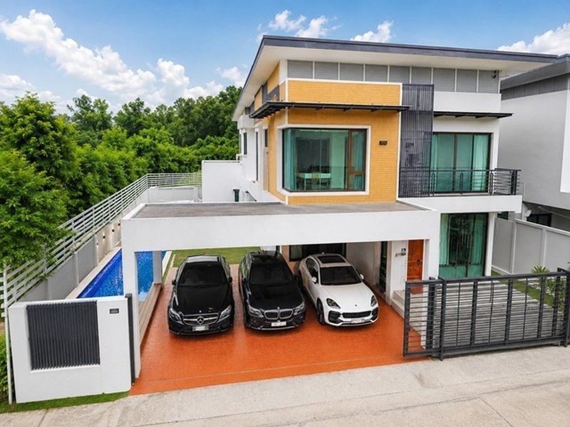 Zanook Wake Park แอร์ 7ตัว 7น้ำ 440ตร.ม.สาทร 16กม.สารสาสน์บางบอน 300ม. 25นาที คฤหาสน์ 2ชั้น Pool Villa 5-6นอน เพชรเกษม69105ตร.ว.