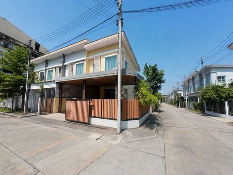 พฤกษาวิลล์77 พุทธมณฑลสาย4 บ้านสวยพร้อมอยู่ หลังมุม ทำเลดี