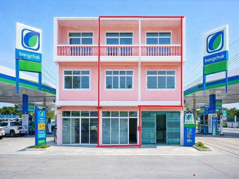 พุทธบูชา มีที่จอดรถ ติดปั้มบางจาก 2 แห่ง พระราม2 25-33 อาคารให้เช่า 3ชั้น 4นอน 3น้ำ 20 ตร.ว.240 ตร.ม. รพ.บางกอก 9 อินเตอร์ฯ 1.2 กม.
