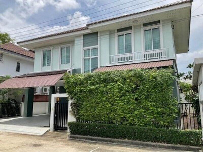 HS 1962 ขายบ้านเดี่ยว 2 ชั้น 58.5 ตรว. หมู่บ้านกรองทอง ทรอปิคอล เฉลิมพระเกียรติ ร.9