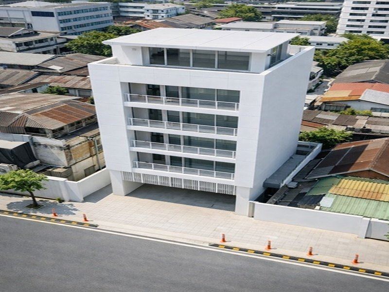 อาคารสำนักงานใหม่ 7 ชั้น MRT หัวลำโพง 780ม. สี่พระยา พร้อมดาดฟ้า 1210 ตรม. 105 ตรว. 12 ที่จอดรถ ใกล้ ทำเลสีลม สุรวงศ์ พระราม 4 เจริญกรุง