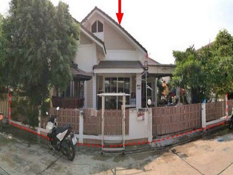 ขายบ้านแฝด หมู่บ้านอยู่สบาย ถนนเทศบาล พานทอง ชลบุรี