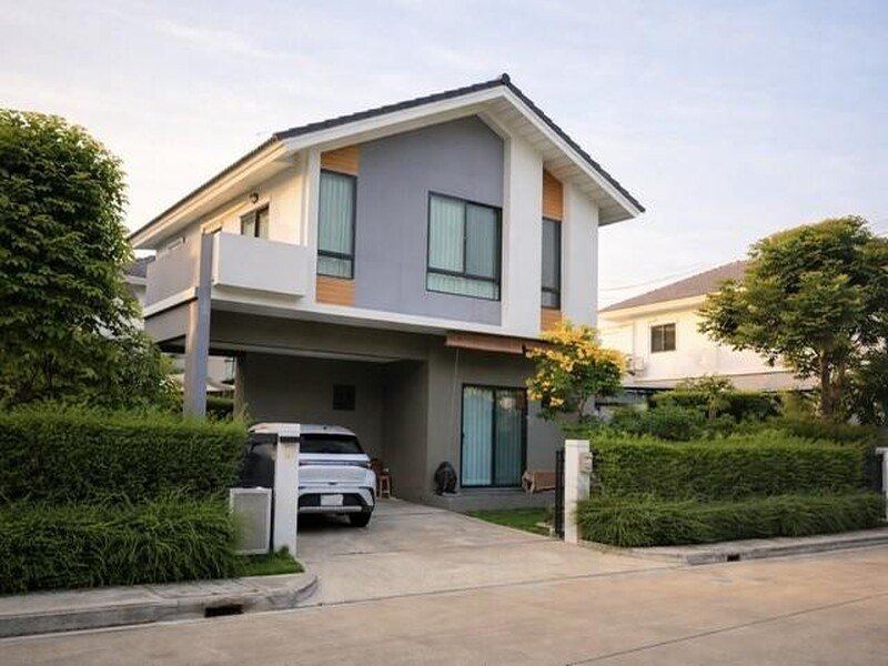 ขายบ้านเดี่ยว โซน ร่มเกล้า โครงการ เพอร์เฟคพาร์ค สุวรรณภูมิ ร่มเกล้า เฟส5 บ้านสวยสภาพดี บ้านเดี่ยว Type ใหญ่สุดของโครงการ