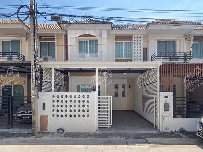 พฤกษาทาวน์ ราชพฤกษ์ ต่อเติมครบพร้อมอยู่ ติดถนนใหญ่ ใกล้วงเวียนพระราม 5