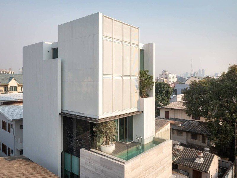 โฮมมออฟฟิศ 5 ชั้น สะพานควาย - อารีย์ พร้อมลิฟต์  สระว่ายน้ำส่วนตัว