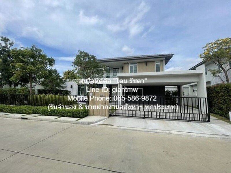 บ้าน ขาย/ให้เช่าบ้านเดี่ยวหรู 2 ชั้นพร้อมอยู่ มัณฑนา เวสต์เกต 24900000 THAI BAHT 4 BEDROOM 3 น้ำ 22 ตร.ว. 1 NGAN 0 Rai HOT DEAL! นนทบุรี