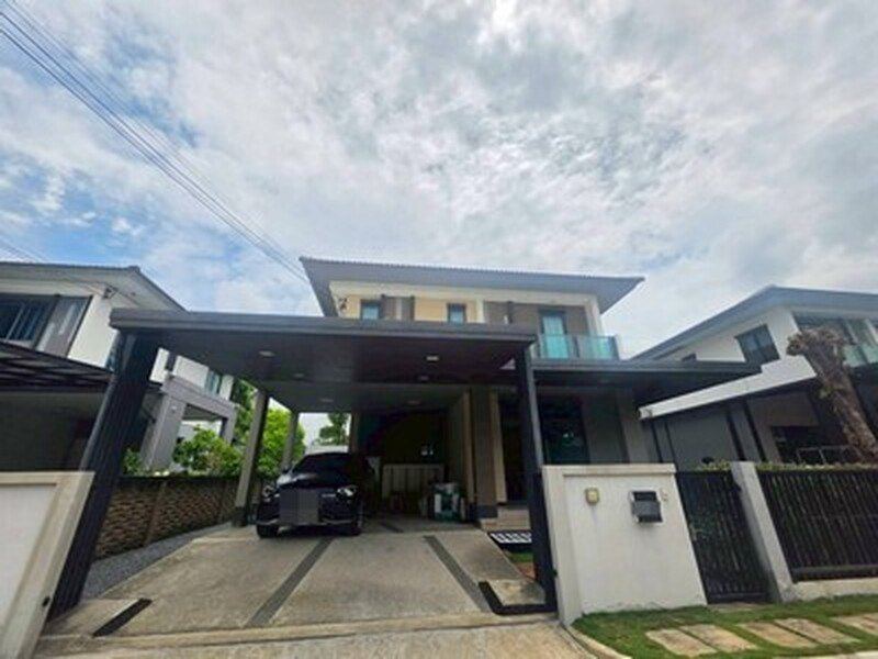 svs339 ให้เช่า บ้านเดี่ยว บุราสิริวงแหวนอ่อนนุช ซอยเจโมกิ่งแก้ว 25/1 เฟอร์นิเจอร์ครบ