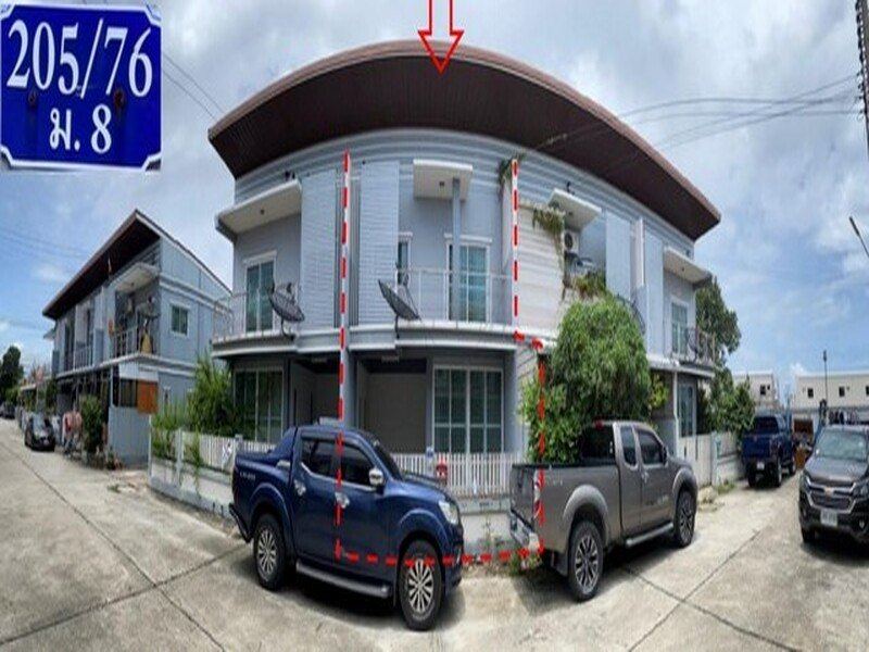 ขายทาวน์เฮ้าส์ หมู่บ้านณัฎฐกร วิลเลจ ถนนหนองเทพ บางละมุง จังหวัดชลบุรี