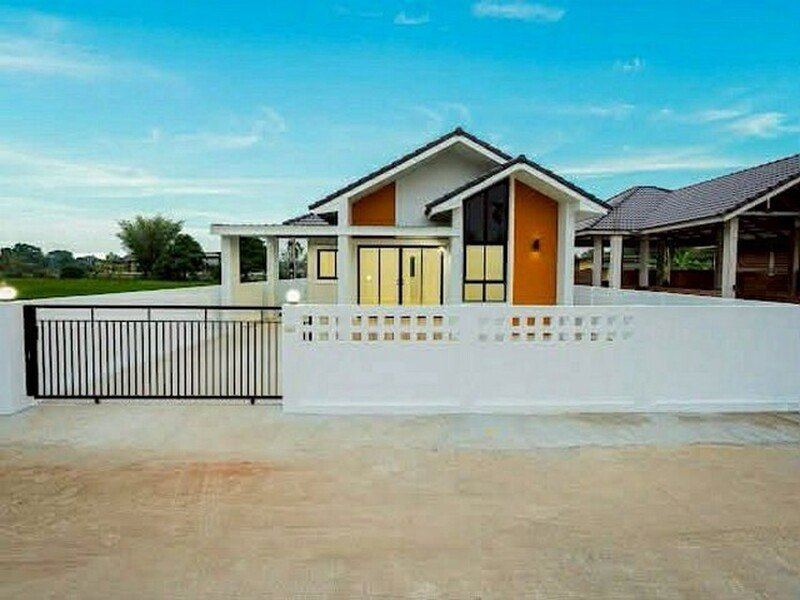 บ้านสร้างใหม่ เดินทางสะดวก เข้าเมืองง่าย สันทราย