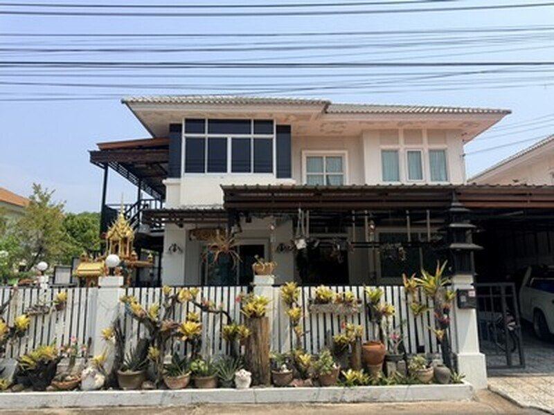 บ้านเดี่ยวแปลงมุมราคาทาวน์โฮม พฤกษาวิลเลจ 6 พระราม 2
