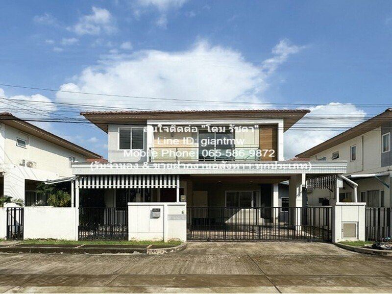 บ้าน บ้านเดี่ยว 2 ชั้นพร้อมอยู่ ม.พาร์คเวย์ แอทอีซ รามคำแหง 190/1 4 นอน 3 ห้องน้ำ 5490000 THAI BAHT ใกล้กับ โลตัส สุขาภิบาล 3 = 4.6 กม. ราคาดี กรุงเทพ