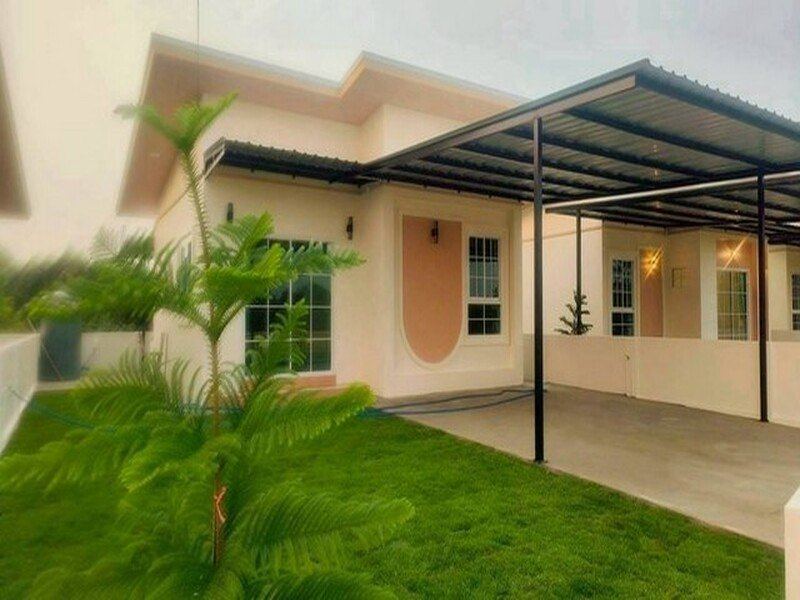 บ้านสร้างใหม่ สไตล์มินิมอล ทำเลเดินทางสะดวก สารภี