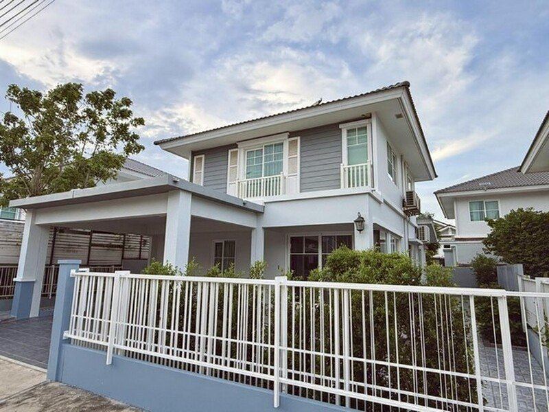 P3414 ให้เช่า บ้านเดี่ยว 2 ชั้น โครงการ Villaggio วิลลาจจิโอ ศรีนครินทร์-บางนา ตกแต่งพร้อมอยู่