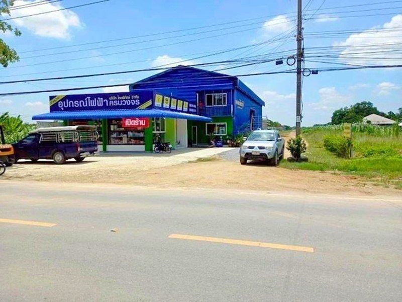ถ.คลองเก้า 80ม. ที่ดินถมแล้วให้เช่า ขนาด 49 ตร.ว. 196 ตร.ม.ใกล้รร.สุเหร่าคลองเก้า 200 ม. ทำเลคลองเก้า หนองจอก วัดพระยาเสนานนท์ 900 ม.