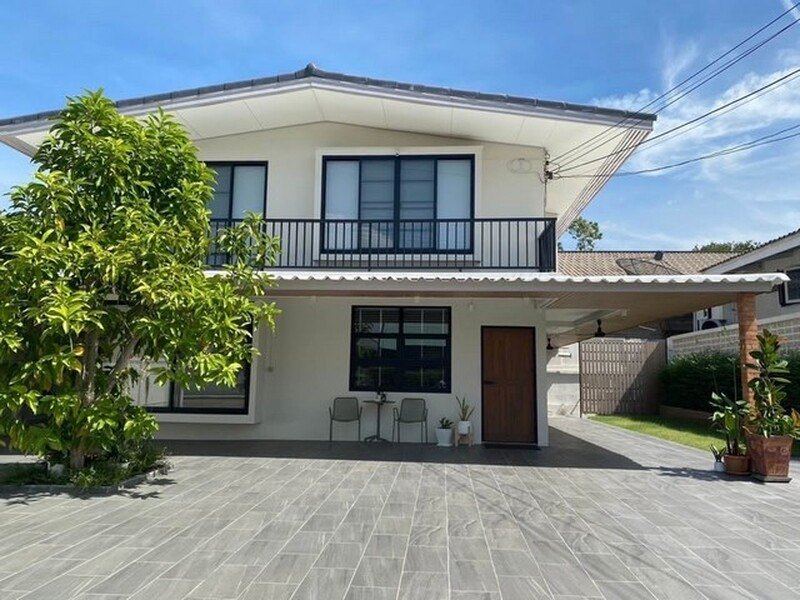 P3373 ขาย พร้อมคนเช่า บ้านเดี่ยว 2 ชั้น หมู่บ้าน สุขสรรพ์1 วิภาวดีรังสิต 58 รีโนเวทใหม่ พร้อมเฟอร์นิเจอร์ครบ บ้านสวย