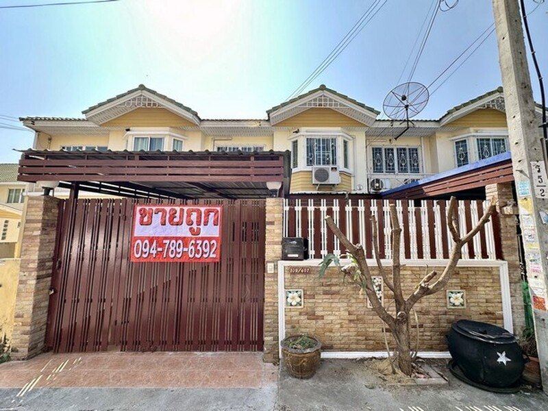ขายทาวน์เฮาส์ ไซส์ใหญ่ 27.7 ตรว. ม.พิศาล 2 ชั้น 3 ห้องนอน 2 ห้องน้ำ