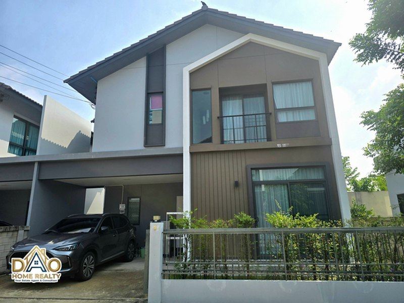 ขายบ้าน2ชั้น อณาสิริ ชัยพฤกษ์-วงแหวน บางบัวทอง 36.3 ตรว โครงการขของแสนศิริ