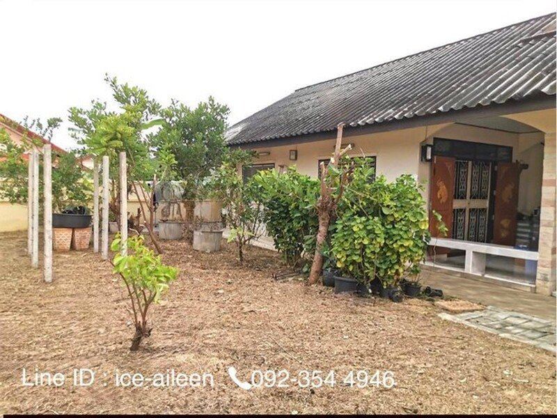 ขายด่วน  บ้านเดี่ยวชั้นเดียว หมู่บ้านเคหะเกษมสุข แปลงหัวมุม ทำเลทอง ใจกลางสัตหีบ