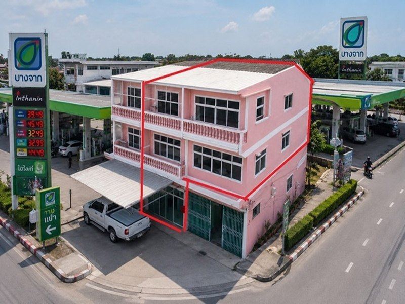 มีที่จอดรถ ติดปั้มบางจาก 2 แห่งพระราม2 25-33 อาคารให้เช่า 3ชั้น 4นอน พุทธบูชา 3น้ำ 20 ตร.ว.240 ตร.ม. รพ.บางกอก 9 อินเตอร์ฯ 1.2 กม.