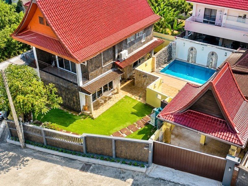 พรประภานิมิตร13-19 ใกล้เทศบาลเมืองหนองปรือ 500 ม. 132 ตร.ว. พูลวิลล่า 2 ชั้น 3 นอน 3 น้ำ 527 ตร.ม. พร้อมสระว่ายน้ำส่วนตัว เฟอร์ฯครบครัน