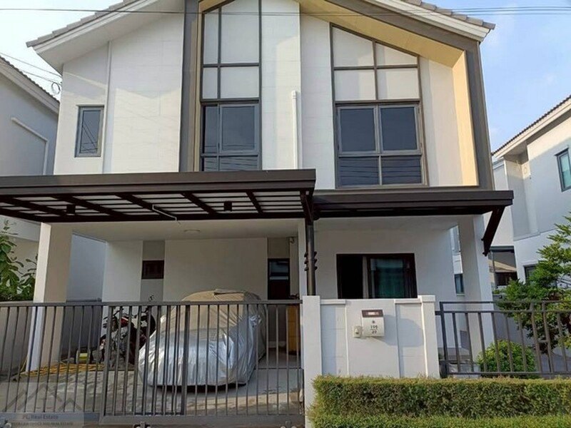 ขายบ้านเดี่ยว 2 ชั้น 40 ตรว. 4 ห้องนอน หมู่บ้าน SENSE บางนา-สุวรรณภูมิ ซอยกิ่งแก้ว 29 สไตล์สแกนดิเนเวียน สภาพใหม่พร้อมเข้าอยู่