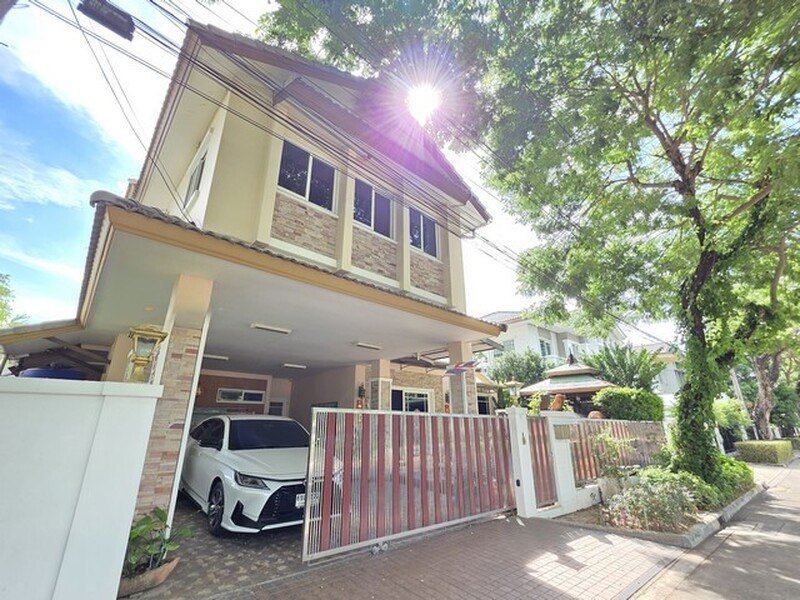ขายบ้านเดี่ยวสองชั้น มัณฑนา รามอินทรา-วงแหวน (Manthana Ramintra-Wongwaen)ที่ดิน69ตร.ว. บ้านหน้าสวน ตกแต่งใหม่ทั้งหลัง