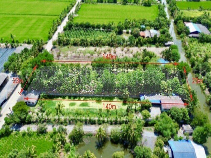 ที่ดิน 2 ไร่ พร้อมสิ่งปลูกสร้าง สไตล์คาเฟ่ ไทรน้อย - นนทบุรี ทำเลดี