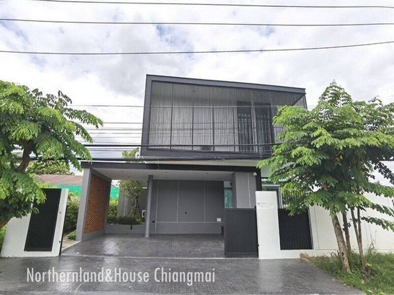 บ้านพูลวิลล่าสุดหรู 2 ชั้น เฟอร์นิเจอร์ครบ ไสตล์โมเดิร์น หางดง