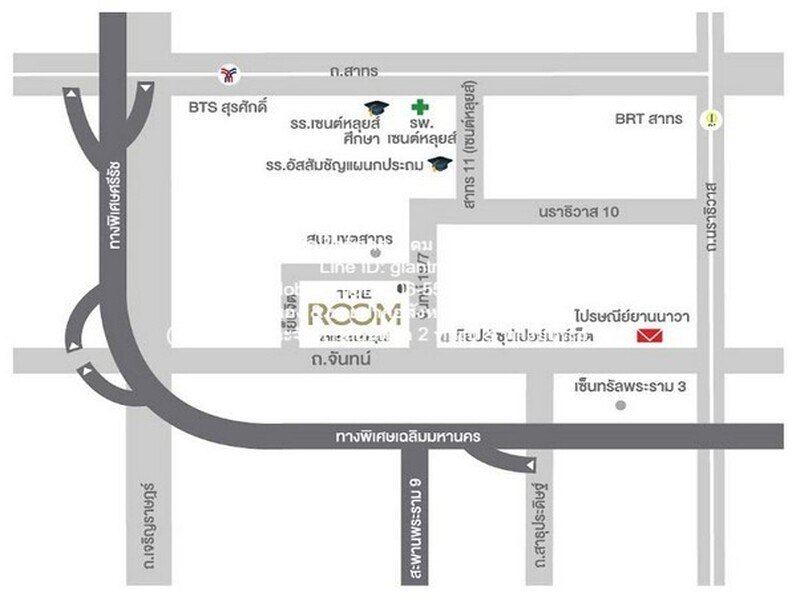 Condo. The Room Sathorn - St.Louis 65ตรม 2นอน2Bathroom 12000000 บ. ราคาสุดคุ้ม