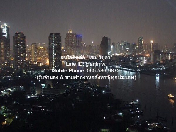 คอนโด. ศุภาลัย ริเวอร์เพลส Supalai River Place ขนาด 51 SQUARE METER 1นอน1น้ำ   ราคาทรัพย์ถูก กรุงเทพ