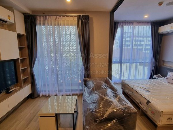 CR6812-0013 ให้เช่าคอนโด Sign Condo Sukhumvit 50 ขนาด 27 ตรม 1 ห้องนอน ชั้น 5 ใกล้ BTS อ่อนนุช