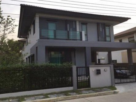 ให้เช่าบ้านเดี่ยวบุราสิริ -วงแหวนอ่อนนุช4นอน3น้ำ1รับแขก1ห้องครัว1ห้องทำงานแอร์เฟอร์ครบเช่า40000บาท/เดือนถ.กิ่งแก้ว