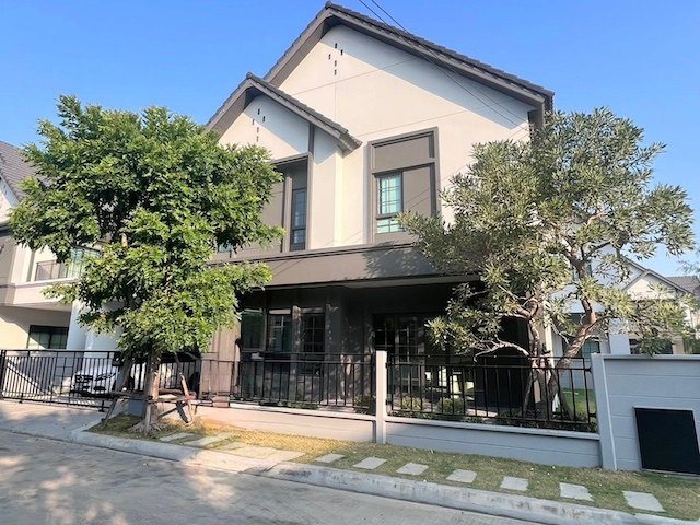 BH3839 ให้เช่าบ้านเดี่ยว Centro Bangna Phase 2 บ้านใหม่ ไม่เคยเข้าอยู่ ใกล้ Mega Bangna บ้านเดี่ยวสไตล์โมเดิร์น Built in ครบ พร้อมเข้าอยู่