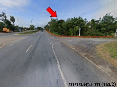 ขายที่ดินว่างเปล่า ถนน มิตรภาพ (ทล.2) ตำบล ดอนชมพู อำเภอ โนนสูง จังหวัด นครราชสีมา