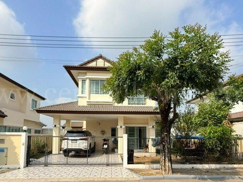 บ้านเดี่ยว 2 ชั้น ธัญญาภิรมย์ รังสิต - คลอง 10 พร้อมพื้นที่สวนรอบบ้าน