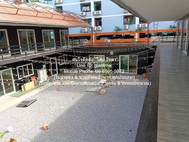 สำนักงาน ให้เช่าอาคาร 1-2 ชั้น 3 อาคาร พร้อมลานเอนกประสงค์ และที่จอดรถ รวม 1,000 ตร.ม. ใกล้ MRT ห้วยขวาง VERY GOOD เดิมเป็นโรงแรมสไตล์รีสอร์ต ผู้สนใจเช่าสามารถนำไปพัฒนาต่อได้ หรือจะนำไปพัฒนาอย่างอื่นก็ได้ เช่น ร้านอาหาร ร้านคาราโอเกะ ร้านนวดแผนโบราณ
