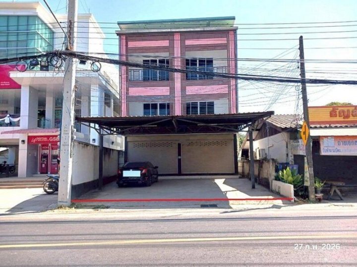 ขายอาคารพาณิชย์เชียงใหม่ 3 ชั้น อำเภอสันทราย ถนน สายสันทรายน้อย-ม.แม่โจ้