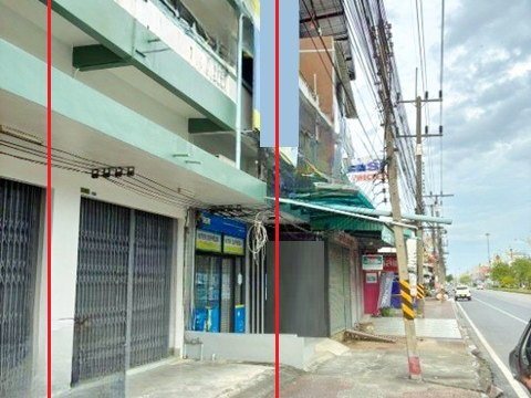 วงเวียนน้ำพุ 2.4 กม. ศาลหลักเมืองนครศรีธรรมราช 2.3 กม. ให้เช่าาคารพาณิชย์ 3.5 ชั้น ตลาดสดหัวอิฐ 1.6 กม.