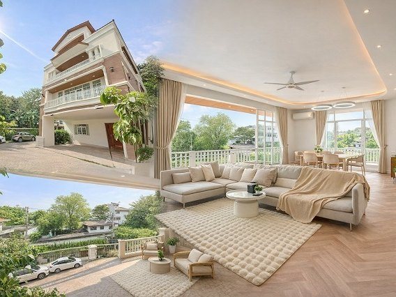 ทำเล Penthouse Thonglor5 นอน ดองกิ มอลล์ ทองหล่อ 1.4 กม. 25 ตร.วา. 400 ตร.ม. BTS เอกมัย 1.6กม. ทาวน์โฮมสุดหรู 4 ชั้นฟังก์ชันครบ  6 น้ำ