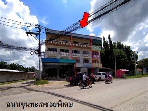 ขายอาคารพาณิชย์ ถนน ขุนทะเลซอยพิเศษ ตำบล ขุนทะเล อำเภอ เมืองสุราษฎร์ธานี จังหวัด สุราษฎร์ธานี