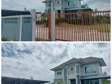 ขายบ้าน 2 ชั้น บ้านกอเปา ต.ป่าสัก อ.เมือง จ.ลำพูน พร้อมที่ดินขนาด 1 ไร่