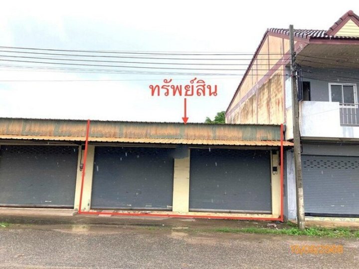 ขายอาคารพาณิชย์ชั้นเดียว จำนวน 2 คูหา  อำเภอชัยบุรี  ถนนสายเหนือคลอง - ควนสว่าง