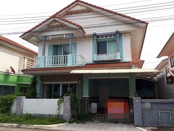 ขายบ้านแฝดมือสองเมืองปทุมธานี  โครงการมณีรินทร์ พาร์ค รังสิต 2 ปทุมธานี