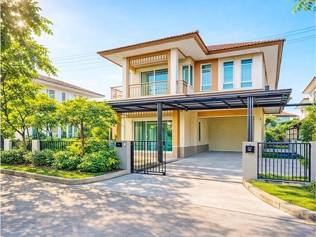 ถูกที่สุดใน หมู่บ้านซาฟารี รร.สาธิตพัฒนา500 ม. เตียงนอนครบทุกห้อง ให้เช่าบ้านเดี่ยว 2ชั้น 50ตรว 3นอน 4แอร์ 3น้ำ  เฟอร์ครบทั้งหมด
